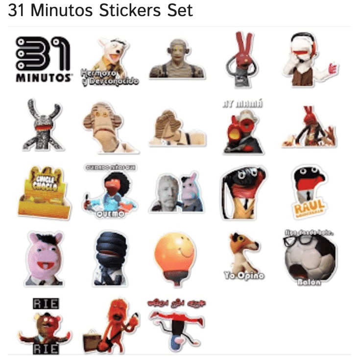 stickers para whastapp 31 minutos telegram