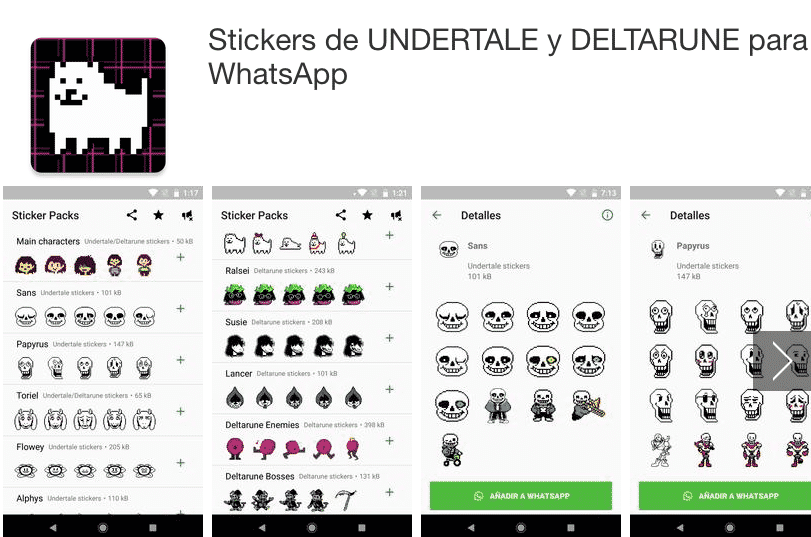 stickers de undertale para whatsapp
