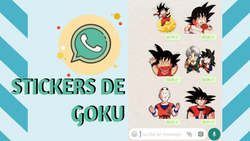 Stickers para whatsapp de Goku 【 MEGA PACKS 】↓↓