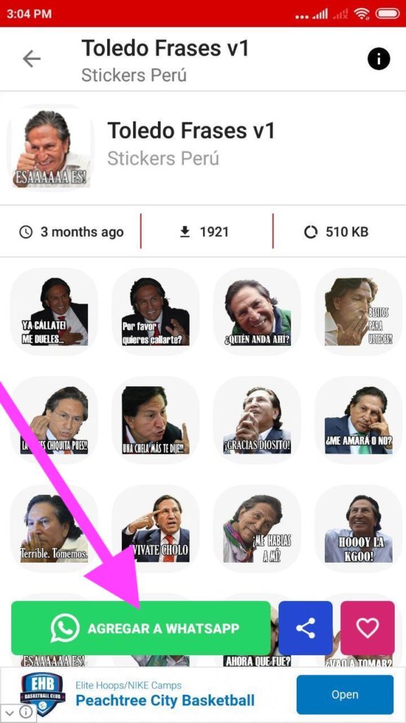 sticker toledo para whatsapp