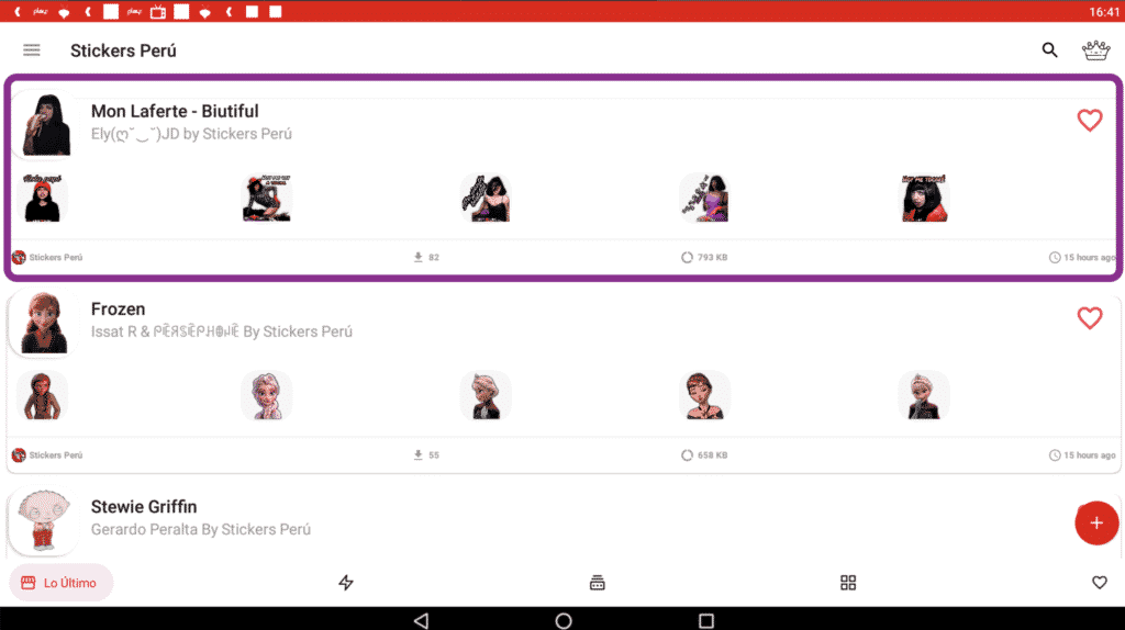 descargar Stickers de Mon Laferte para Whatsapp