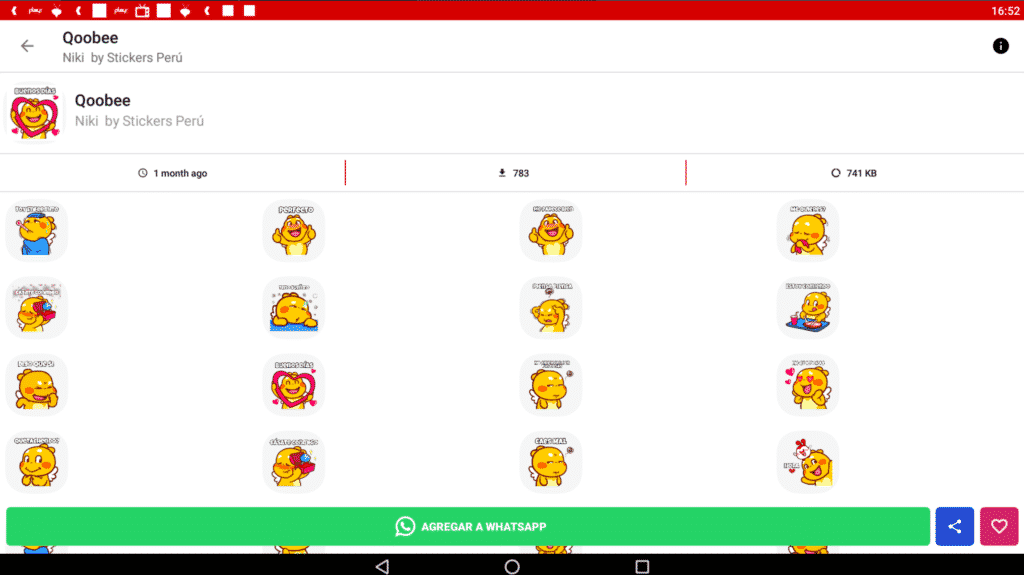 como crear Stickers de Qoobee
