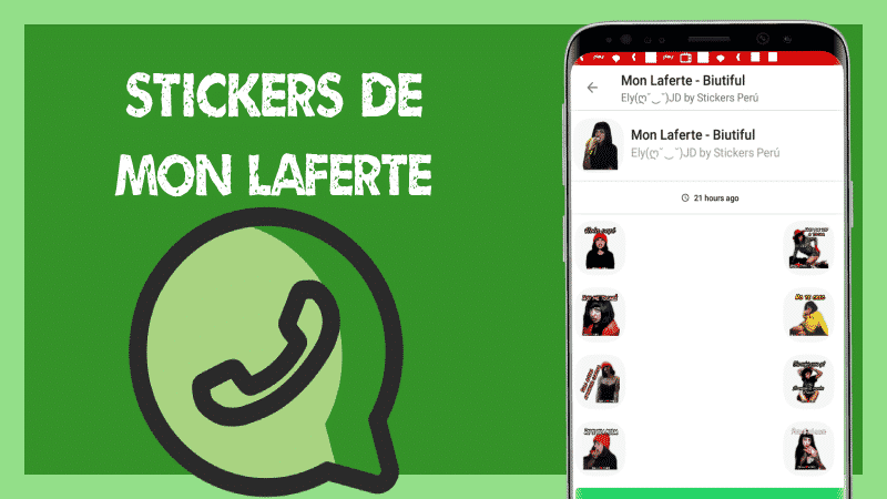 descargar stickers mon laferte whatsapp